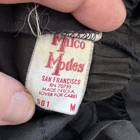 Vintage MALCO MODES Extra Full Short Petticoat  in Black - M - Picture 5 of 7